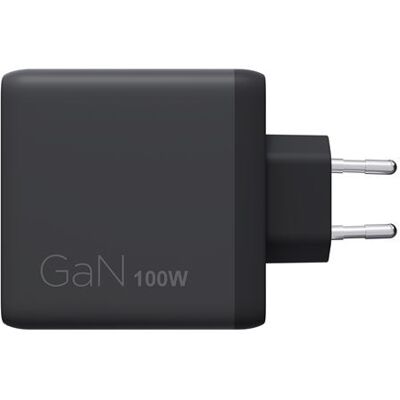 Lenovo - Netspanningsadapter - Gan - 100 Watt - 3 Uitgangsaansluitingen (usb-c) - Zwart - Europa Lenovo - Netspanningsadapter - Gan - 100 Watt - 3 Uitgangsaansluitingen (usb-c) - Zwart - Europa