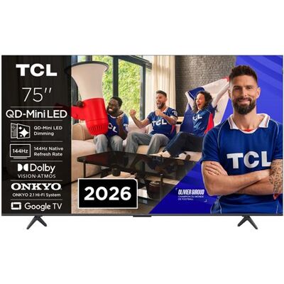 TCL QD-Mini LED TV 75P89L 75" 4K UHD 2026 TCL QD-Mini LED TV 75P89L 75" 4K UHD 2026