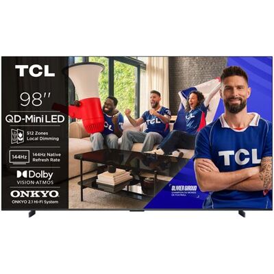 TCL QD-Mini LED TV 98P89L 98" 4K UHD 2026 TCL QD-Mini LED TV 98P89L 98" 4K UHD 2026