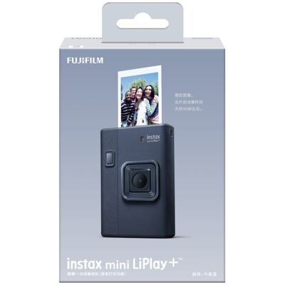 Fujifilm Beschermhoes Instax Mini Liplay+™ Marineblauw Voor Hybride Instantcamera Fujifilm Beschermhoes Instax Mini Liplay+™ Marineblauw Voor Hybride Instantcamera