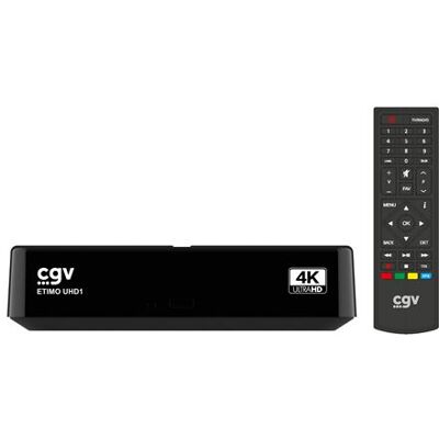 Cgv UHD DVB-T-ontvanger Etimo UHD1 Zwart Cgv UHD DVB-T-ontvanger Etimo UHD1 Zwart