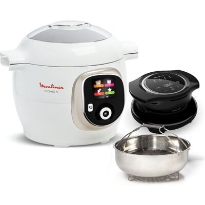 Moulinex Slowcooker Multicooker Cookeo+ Met Accessoire Air Fryer Extra Crisp Ce85xaf0 Wit Moulinex Slowcooker Multicooker Cookeo+ Met Accessoire Air Fryer Extra Crisp Ce85xaf0 Wit