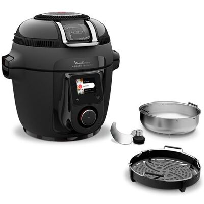 Moulinex Multicooker Ce9828f0 Cookeo Infinity Slowcooker + Air Fryer 1600 W Zwart Moulinex Multicooker Ce9828f0 Cookeo Infinity Slowcooker + Air Fryer 1600 W Zwart