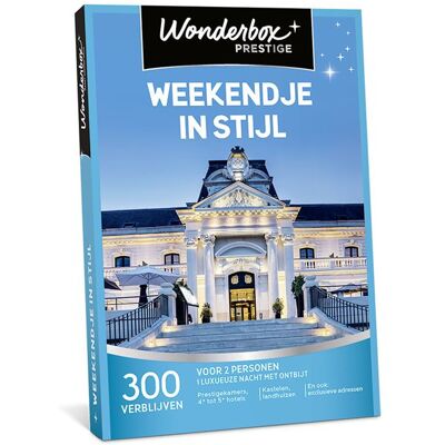 Cadeaubox Wonderbox Weekendje In Stijl - Nl Cadeaubox Wonderbox Weekendje In Stijl - Nl