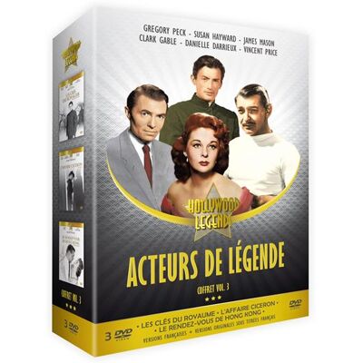 Esc Coffret Acteurs de légende Volume 3 DVD Esc Coffret Acteurs de légende Volume 3 DVD