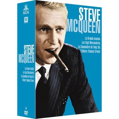 20th Century Fox Steve Mcqueen 4 DVD-Grande Evasion-Sept Mercenaires-Affaire 20th Century Fox Steve Mcqueen 4 DVD-Grande Evasion-Sept Mercenaires-Affaire