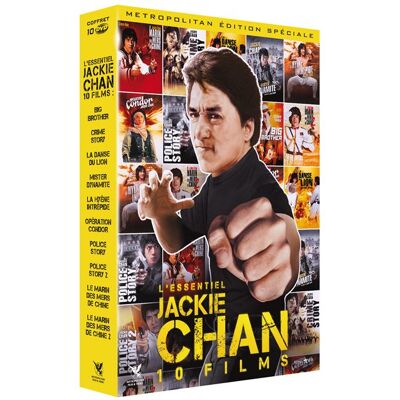 Metro Coffret Jackie Chan L'Essentiel 10 Films Dvd Metro Coffret Jackie Chan L'Essentiel 10 Films Dvd