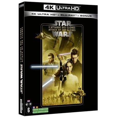 LUCASFILM Star Wars Ep. Ii: Attack Of The Clones-Bil-Bluray 4K LUCASFILM Star Wars Ep. Ii: Attack Of The Clones-Bil-Bluray 4K