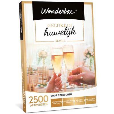 Cadeaubox Wonderbox Gelukkig Huwelijk - Magie - Nl Cadeaubox Wonderbox Gelukkig Huwelijk - Magie - Nl