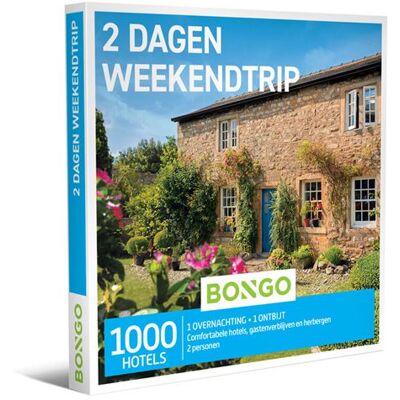 Cadeaubox Bongo 2 Dagen Weekendtrip - Nl Cadeaubox Bongo 2 Dagen Weekendtrip - Nl