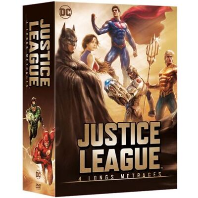 Warner Coffret Justice League 5 Films-Fr Warner Coffret Justice League 5 Films-Fr