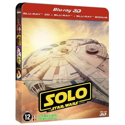 LUCASFILM SOLO : A STAR WARS STORY STEELBOOK BD3D + 2D-BIL-BLURAY LUCASFILM SOLO : A STAR WARS STORY STEELBOOK BD3D + 2D-BIL-BLURAY