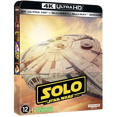 LUCASFILM 4K SOLO : A STAR WARS STORY STEELBOOK UHD 4K + BD 2D-BIL LUCASFILM 4K SOLO : A STAR WARS STORY STEELBOOK UHD 4K + BD 2D-BIL