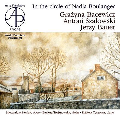 Act Im Unkreis von Nadia Boulanger Act Im Unkreis von Nadia Boulanger