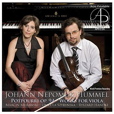 Act Hummel: Potpourri Op. 94 - Works Fo Act Hummel: Potpourri Op. 94 - Works Fo