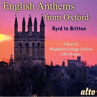 Alto English Anthems From Oxford Alto English Anthems From Oxford