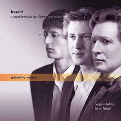 PALADONE Werke Für Klarinette Und Klavier - Ferruccio Busoni PALADONE Werke Für Klarinette Und Klavier - Ferruccio Busoni