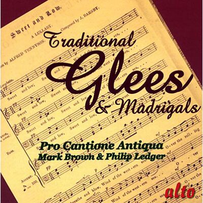 Alto Traditional Glees & Madrigals Alto Traditional Glees & Madrigals
