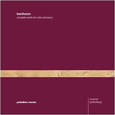 PALADONE Beethoven: Complete Works For Cello And Piano - Ludwig Van Beethoven PALADONE Beethoven: Complete Works For Cello And Piano - Ludwig Van Beethoven