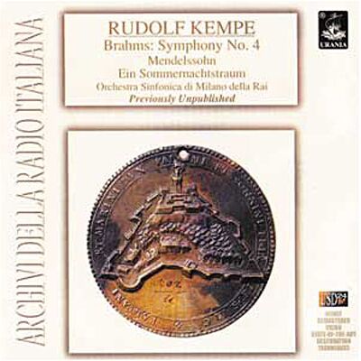 Urania Brahms: Symphony No. 4, Mendelssohn - Johannes Brahms Urania Brahms: Symphony No. 4, Mendelssohn - Johannes Brahms