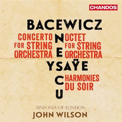 Virgin Music Group B V Cnt Bacewicz, Enescu, Ysaÿe : Music For Strings - Grazyna Bacewicz Virgin Music Group B V Cnt Bacewicz, Enescu, Ysaÿe : Music For Strings - Grazyna Bacewicz