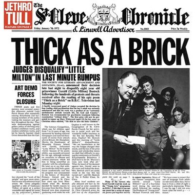 Parlophone Thick As a Brick (40th Anniversary Special Limited Edition) Parlophone Thick As a Brick (40th Anniversary Special Limited Edition)