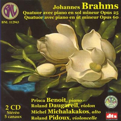 BNL Quator Avec Piano En Sol Min.op.25 Et Ut Min.op.60 - Johannes Brahms BNL Quator Avec Piano En Sol Min.op.25 Et Ut Min.op.60 - Johannes Brahms