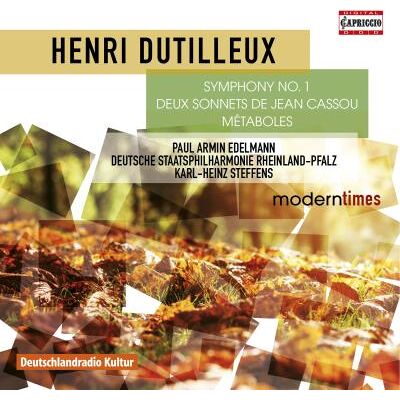 Capriccio Sinfonie 1/deux Sonnets De J.cassou/metaboles - Henri Dutilleux Capriccio Sinfonie 1/deux Sonnets De J.cassou/metaboles - Henri Dutilleux