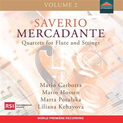 Dynamic Quartets For Flute & Strings, Vol. 2 - Saverio Mercadante Dynamic Quartets For Flute & Strings, Vol. 2 - Saverio Mercadante