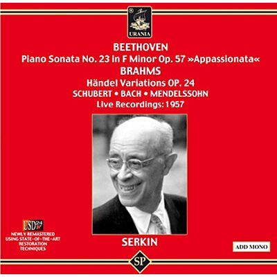 Urania Rudolf Serkin,klavier - Rudolf Serkin Urania Rudolf Serkin,klavier - Rudolf Serkin