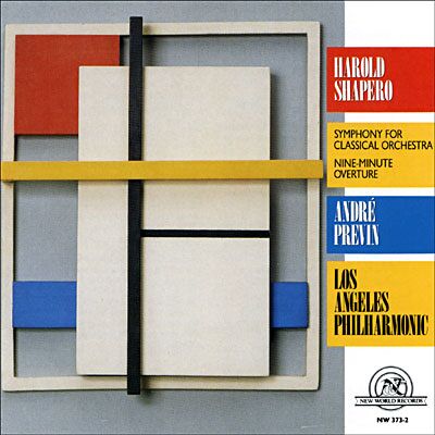 New World Nine-minute Ouv./sinfonie - Harold Samuel Shapero New World Nine-minute Ouv./sinfonie - Harold Samuel Shapero