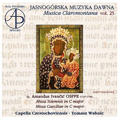 Act IVANCIC: MUSICA CLAROMONTANA VOL. 2 Act IVANCIC: MUSICA CLAROMONTANA VOL. 2
