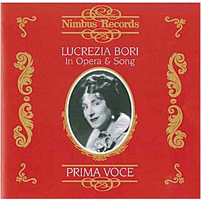 Nimbus Bori In Opera & Song/Prima Voce Nimbus Bori In Opera & Song/Prima Voce