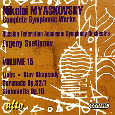 Alto Myaskovsky:Orchestral Works Alto Myaskovsky:Orchestral Works