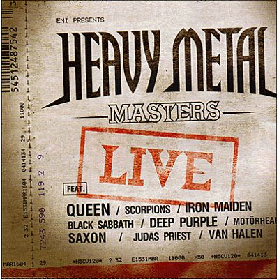 PARLOPHONE MUSIC FRANCE Heavy Metal masters live PARLOPHONE MUSIC FRANCE Heavy Metal masters live