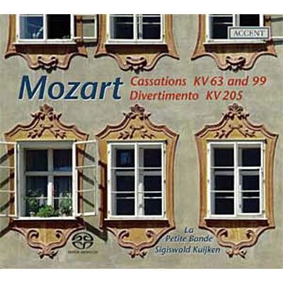 Accent Cassations KV 63 & KV 99/Divertimento KV 2 Accent Cassations KV 63 & KV 99/Divertimento KV 2