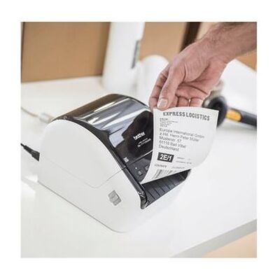 Brother QL-1100c - Etiketprinter - rechtstreeks thermisch - Rol (10,36 cm) - 300 x 300 dpi - tot 110 mm/sec - USB 2.0 - snijder - glanzend zwart, wit Brother QL-1100c - Etiketprinter - rechtstreeks thermisch - Rol (10,36 cm) - 300 x 300 dpi - tot 110 mm/sec - USB 2.0 - snijder - glanzend zwart, wit