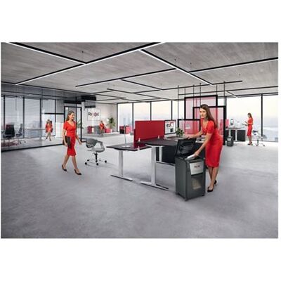 Rexel Optimum AutoFeed+ 600M - Papiervernietiger - micro-snijder - 2 x 15 mm - P-5 Rexel Optimum AutoFeed+ 600M - Papiervernietiger - micro-snijder - 2 x 15 mm - P-5
