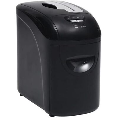vidaXL Papierversnipperaar 10 pagina's microcut zwart vidaXL Papierversnipperaar 10 pagina's microcut zwart