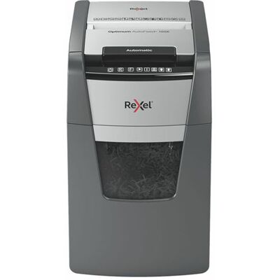 Rexel Optimum AutoFeed+ 150X - Papiervernietiger - snippers - 4 x 28 mm - P-4 Rexel Optimum AutoFeed+ 150X - Papiervernietiger - snippers - 4 x 28 mm - P-4