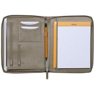 RHODIA - Gezipte map - klein, A5 - Italiaans kunstleer - taupe RHODIA - Gezipte map - klein, A5 - Italiaans kunstleer - taupe