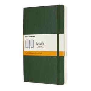 Moleskine Notitieboek Groot formaat, gelijnd & zachte kaft Groen Moleskine Notitieboek Groot formaat, gelijnd & zachte kaft Groen