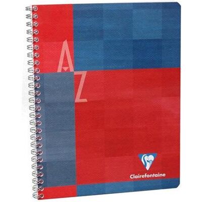 Clairefontaine Repertorium Met Spiraal 14,8X21 100Blz Geruit 5X5 Clairefontaine Repertorium Met Spiraal 14,8X21 100Blz Geruit 5X5