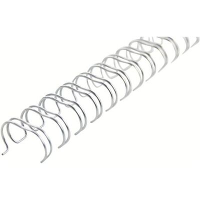 ACCO Brands GBC WireBind - 6 mm - 24 ringen - A5 (148 x 210 mm) - 55 vellen - zilver - 100 stuks inbinddraad ACCO Brands GBC WireBind - 6 mm - 24 ringen - A5 (148 x 210 mm) - 55 vellen - zilver - 100 stuks inbinddraad