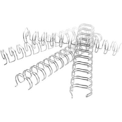 ACCO Brands GBC WireBind - 8 mm - 24 ringen - A5 (148 x 210 mm) - 70 vellen - zilver - 100 stuks inbinddraad ACCO Brands GBC WireBind - 8 mm - 24 ringen - A5 (148 x 210 mm) - 70 vellen - zilver - 100 stuks inbinddraad