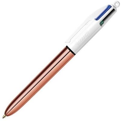 BIC 4 kleuren Vulpen Glans Roségoud BIC 4 kleuren Vulpen Glans Roségoud