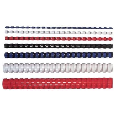 Fellowes - 8 mm - 30 cm - 21 ringen - A4 (210 x 297 mm) - 40 vellen - blauw - 100 stuks plastic inbindkam - voor Fellowes Galaxy 500, Orion 500, Pulsar+ 300, Quasar+ 500, Star+ 150, Starlet 2+ Fellowes - 8 mm - 30 cm - 21 ringen - A4 (210 x 297 mm) - 40 vellen - blauw - 100 stuks plastic inbindkam - voor Fellowes Galaxy 500, Orion 500, Pulsar+ 300, Quasar+ 500, Star+ 150, Starlet 2+