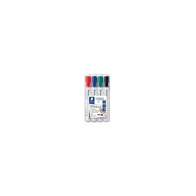 STAEDTLER LUMOCLOR WHITEBOARD 2MM - BOX MET 4 STUKS STAEDTLER LUMOCLOR WHITEBOARD 2MM - BOX MET 4 STUKS