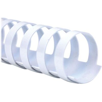 ACCO Brands GBC CombBind - 14 mm - 21 ringen - A4 (210 x 297 mm) - 125 vellen - wit - 100 stuks plastic inbindkam - voor GBC CombBind C110, C210, C250PRO ACCO Brands GBC CombBind - 14 mm - 21 ringen - A4 (210 x 297 mm) - 125 vellen - wit - 100 stuks plastic inbindkam - voor GBC CombBind C110, C210, C250PRO