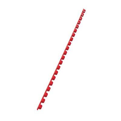 ACCO Brands GBC CombBind - 6 mm - 21 ringen - A4 (210 x 297 mm) - 25 vellen - rood - 100 stuks plastic inbindkam - voor CombBind C110, C210, C250PRO ACCO Brands GBC CombBind - 6 mm - 21 ringen - A4 (210 x 297 mm) - 25 vellen - rood - 100 stuks plastic inbindkam - voor CombBind C110, C210, C250PRO